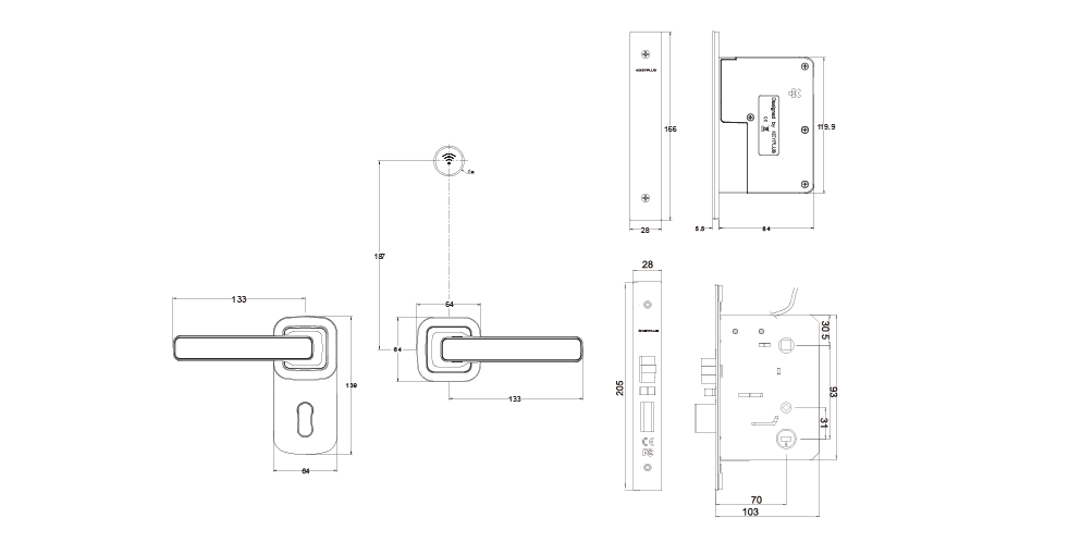 R6S dimension drawing