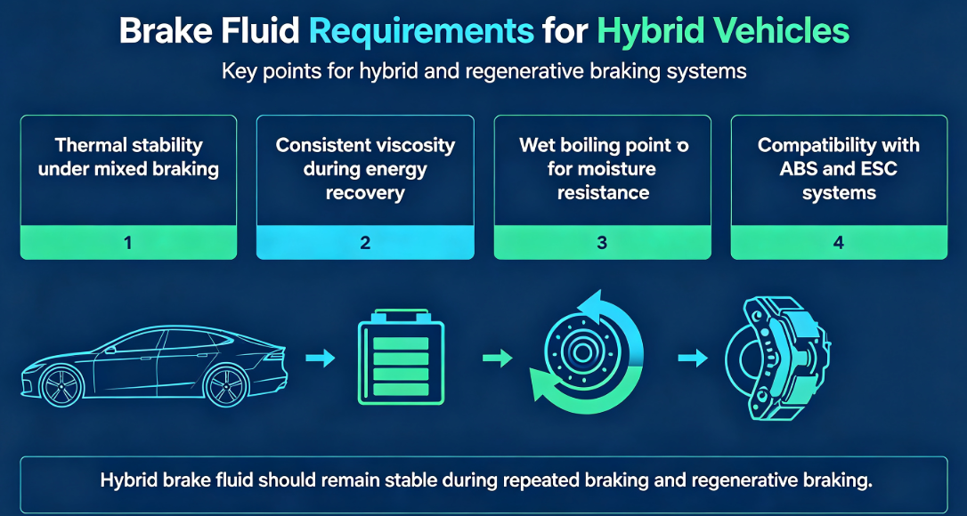hybrid vehicle brake fluid