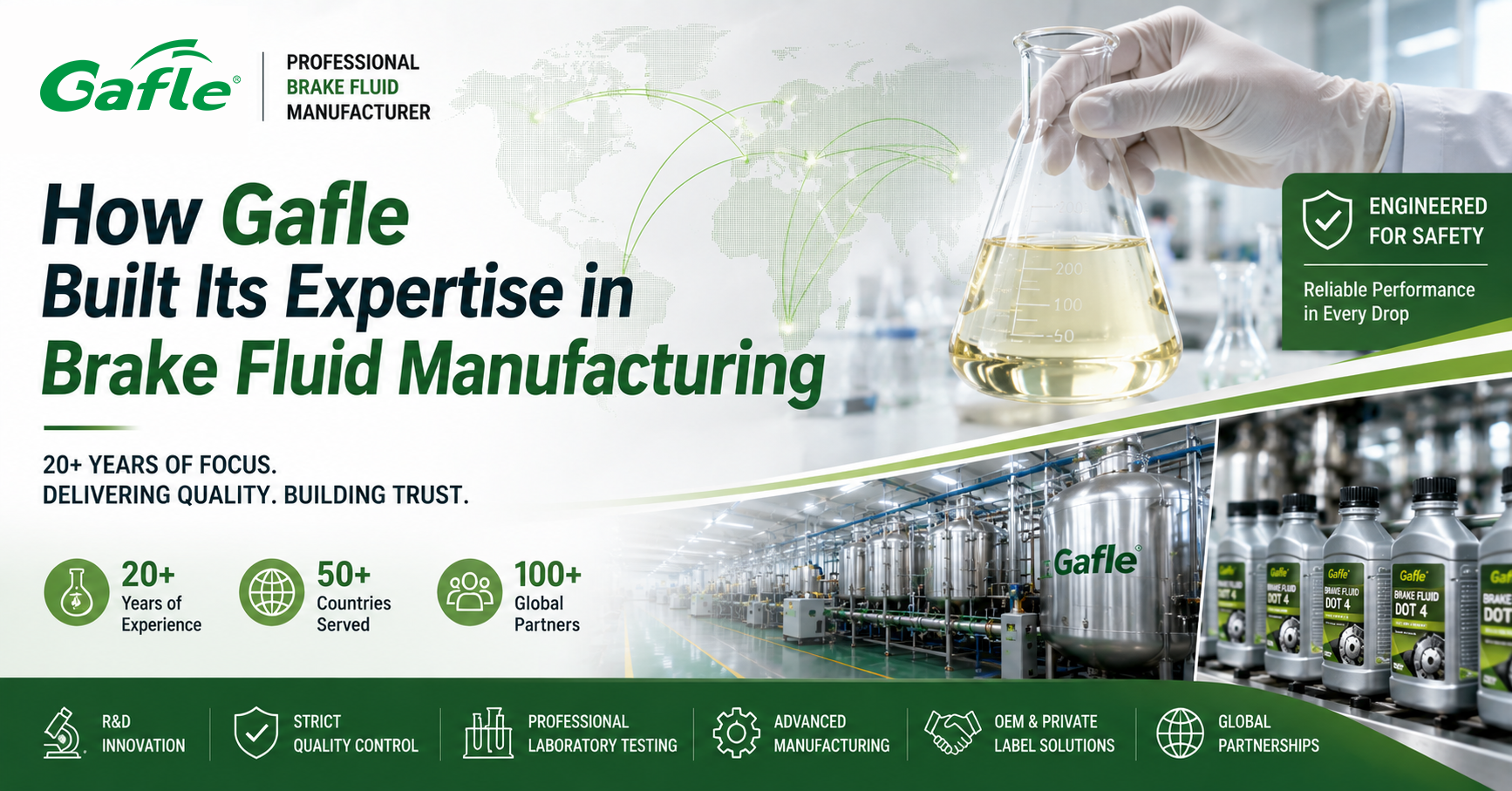 How Gafle Built Its Expertise in Brake Fluid Manufacturing