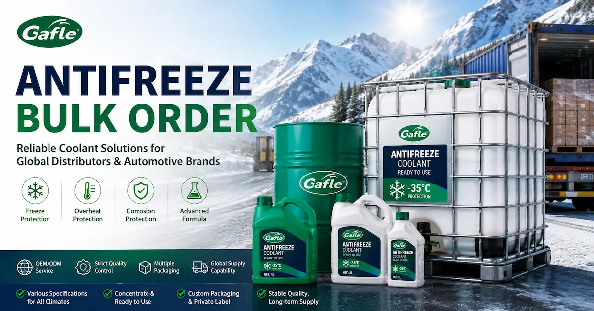 Antifreeze Bulk Order Guide: How Distributors Choose the Right Coolant for Climate, Packaging and Supply
