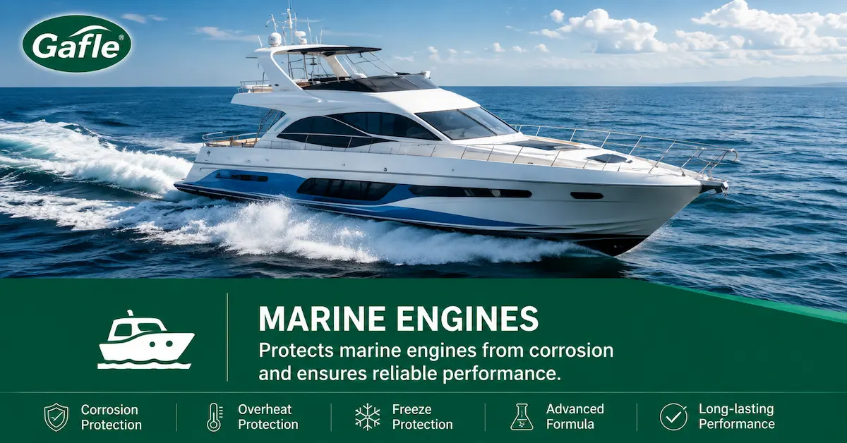 Antifreeze protection for marine engines