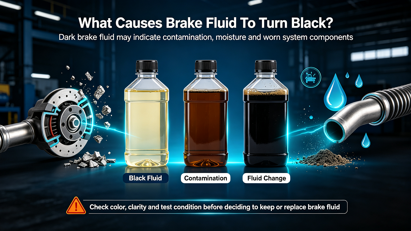 Brake Fluid Turning Black: What It Means and When to Act