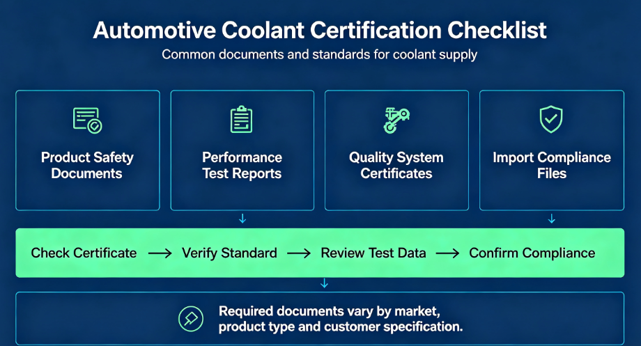 coolant certification