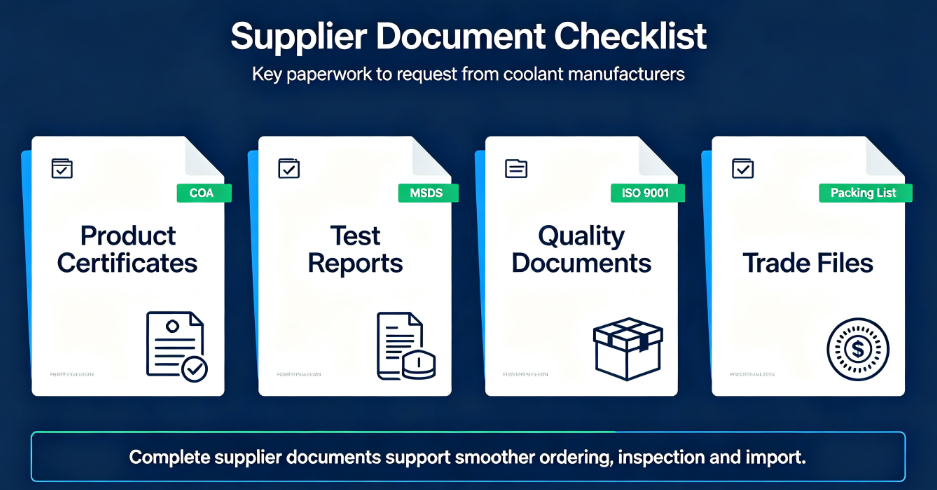supplier required documents