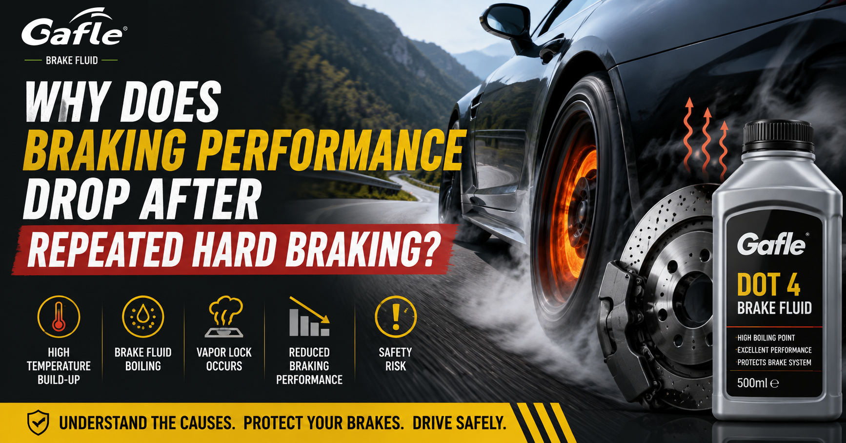 Why Does Braking Performance Drop After Repeated Hard Braking?