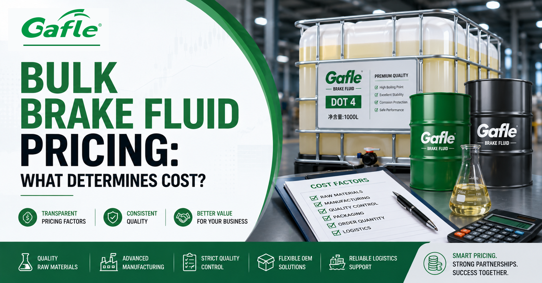 Bulk Brake Fluid Pricing: What Determines Cost?