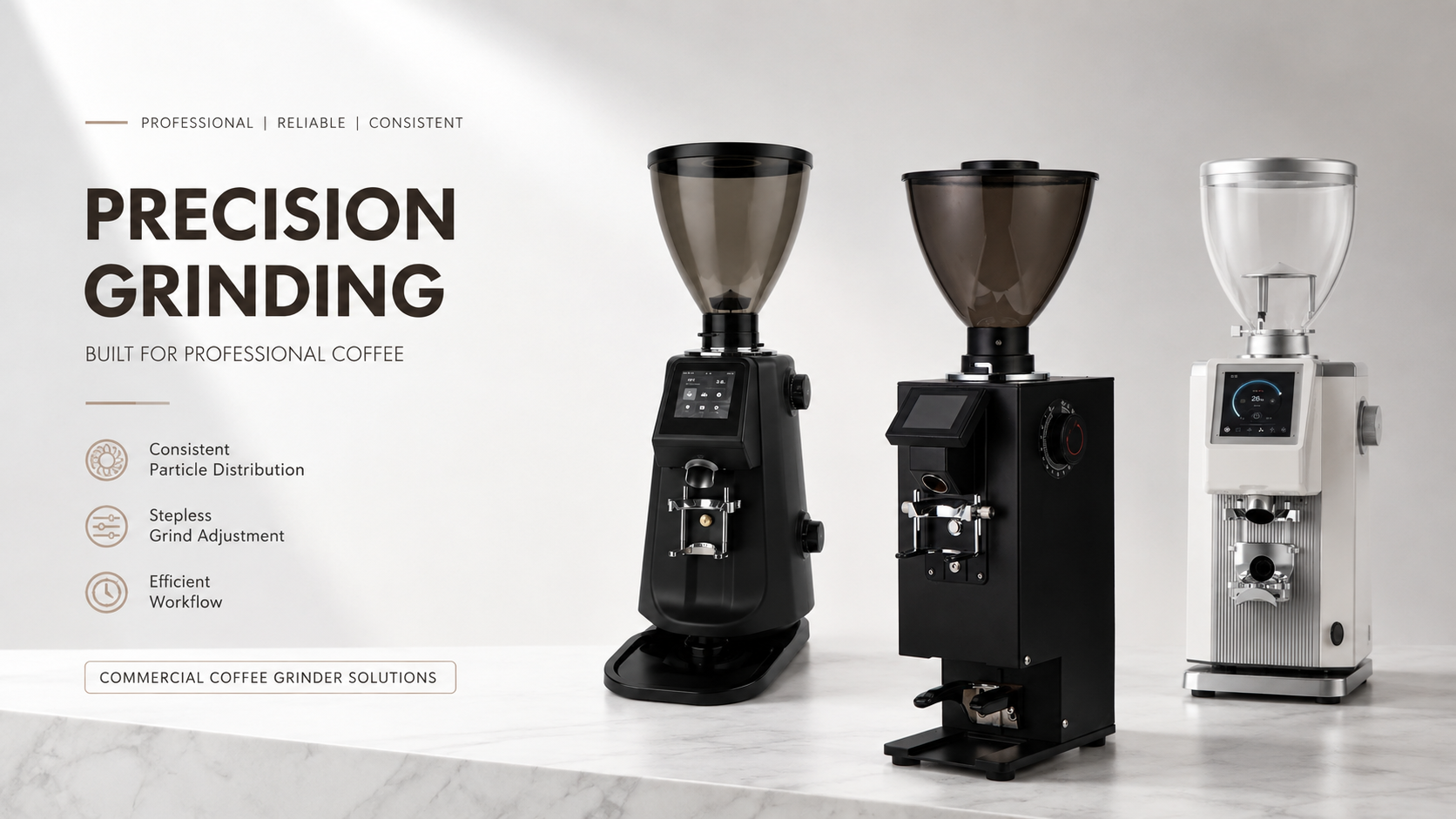 commercial coffee grinder manufacturer flat burr grinder product range.png