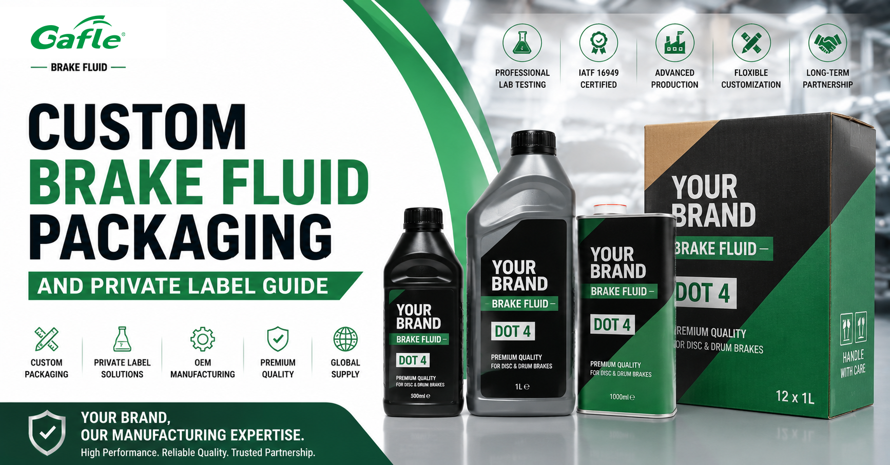 Custom Brake Fluid Packaging and Private Label Guide Custom Brake Fluid Packaging and Private Label Guide