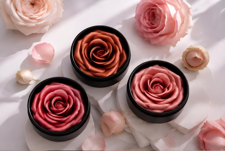 rose blush makeup for an everyday look