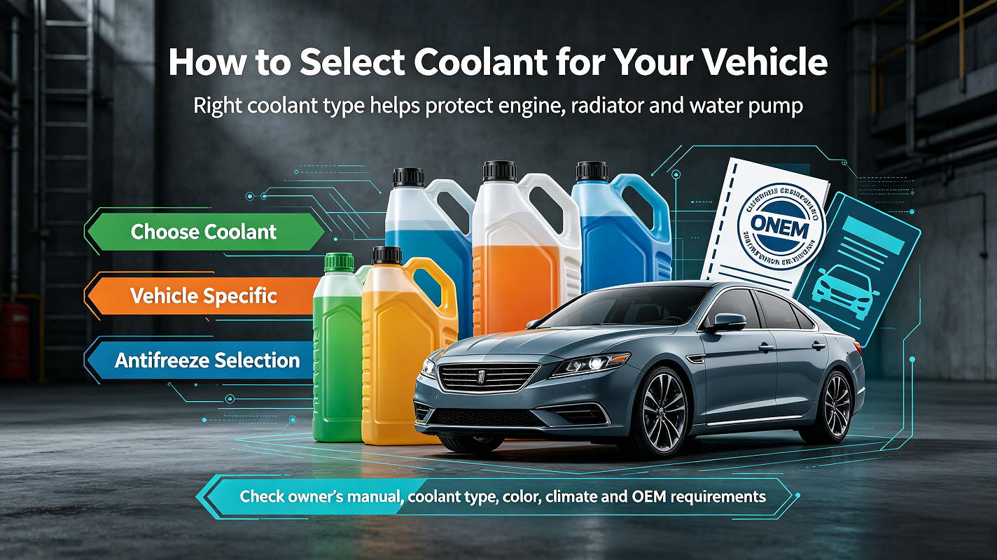 How can I choose coolant for a specific vehicle? How can I choose coolant for a specific vehicle?