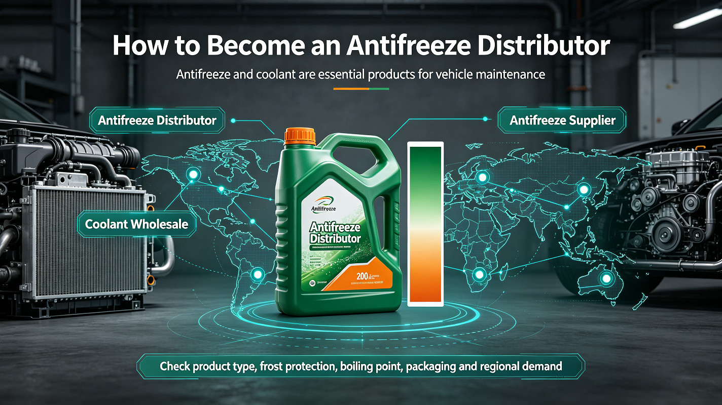How can I become an antifreeze distributor? How can I become an antifreeze distributor?