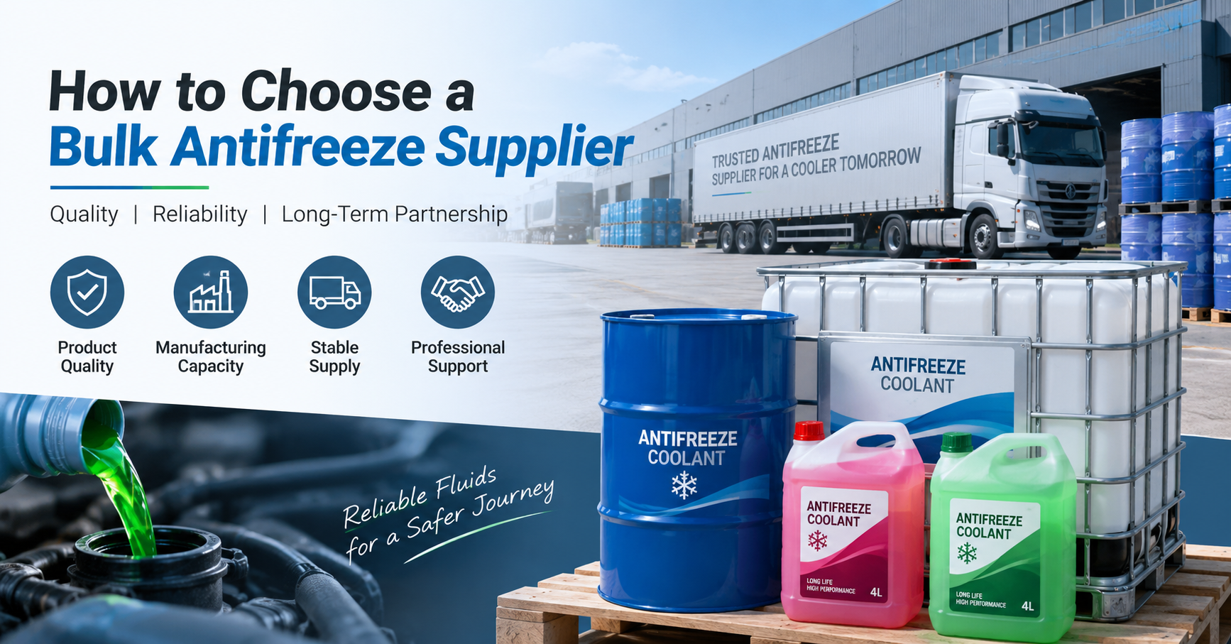 How to Choose a Bulk Antifreeze Supplier?