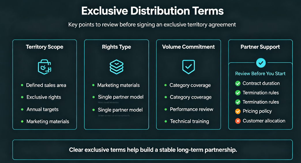exclusive distribution rights