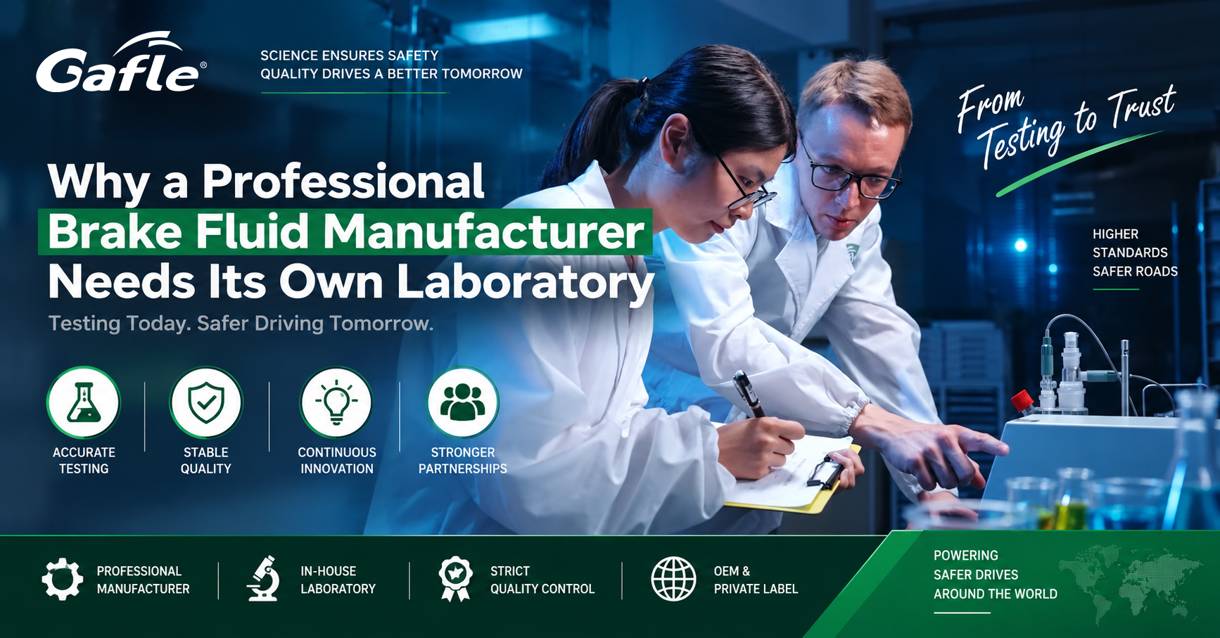 Why a Professional Brake Fluid Manufacturer Needs Its Own Laboratory
