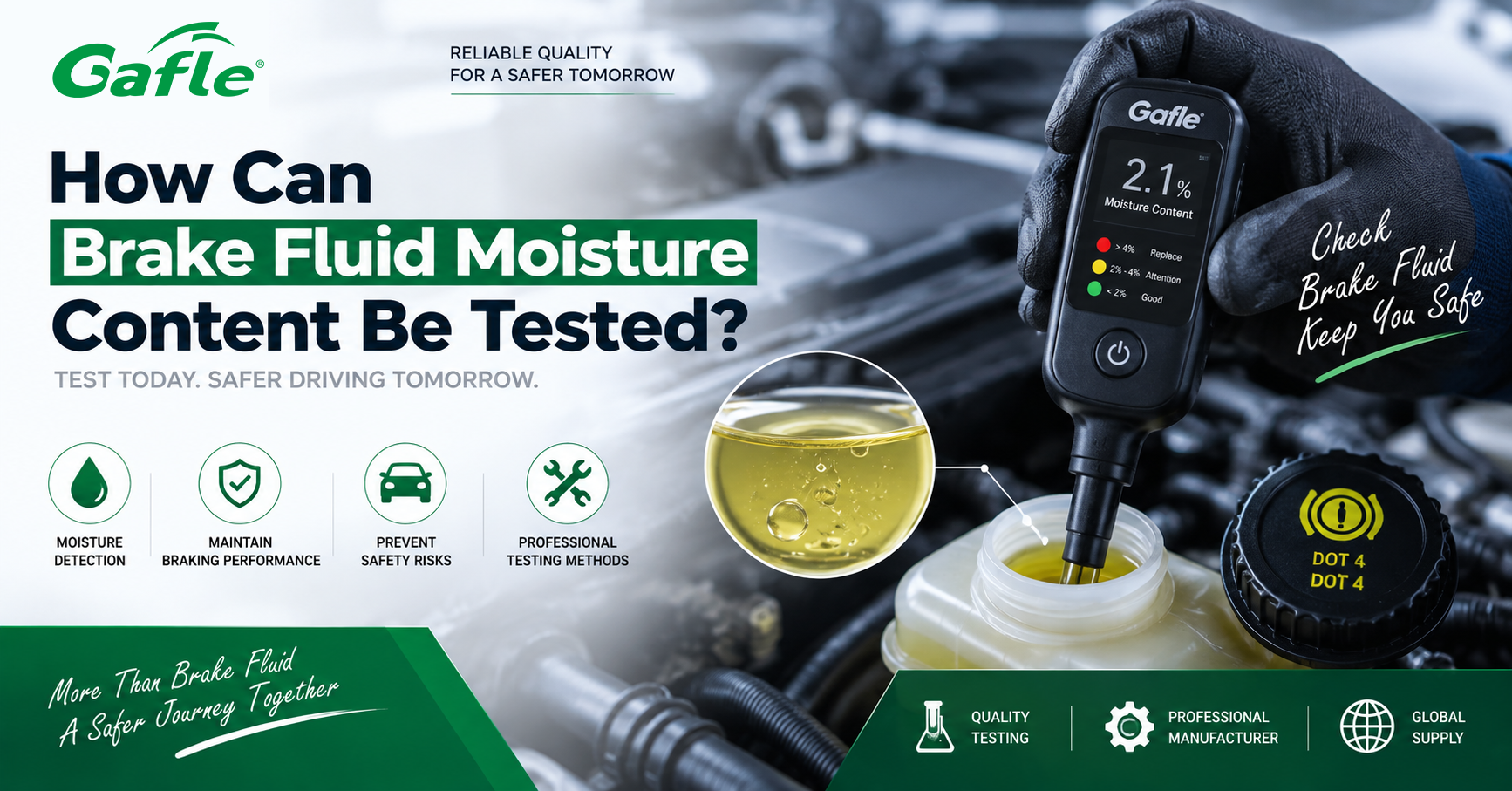 How Can Brake Fluid Moisture Content Be Tested?