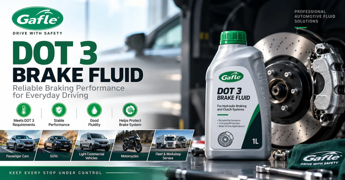 DOT 3 Brake Fluid for Distributors: How to Qualify Specifications, Quality Control, and Private Label Orders