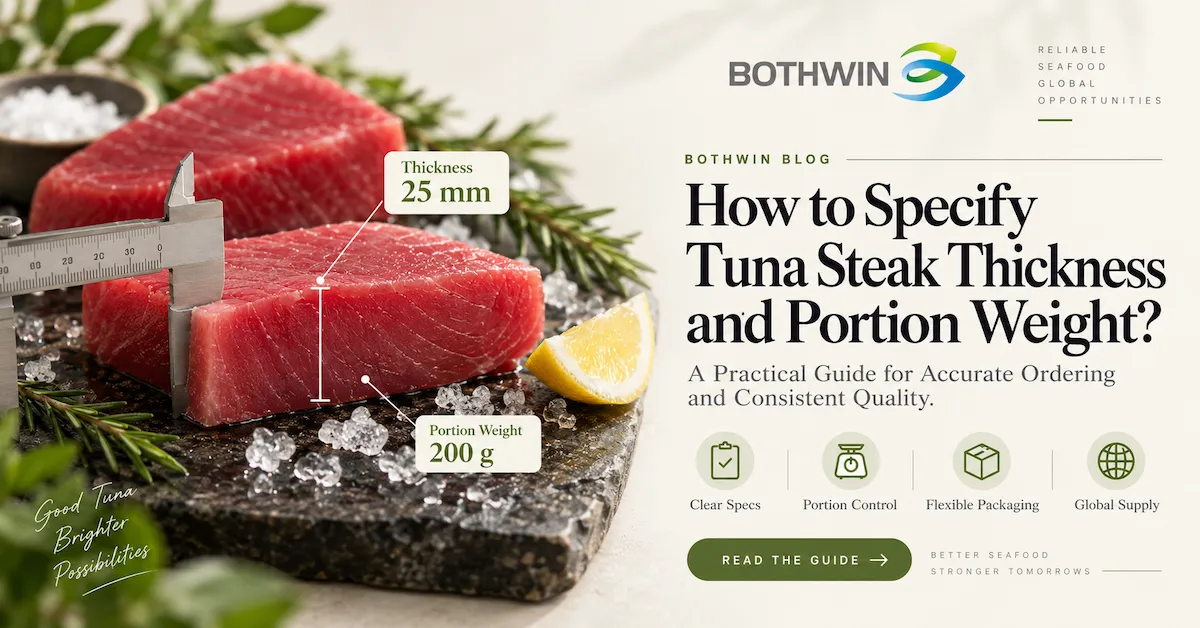How to Specify Tuna Steak Thickness and Portion Weight for Wholesale Orders