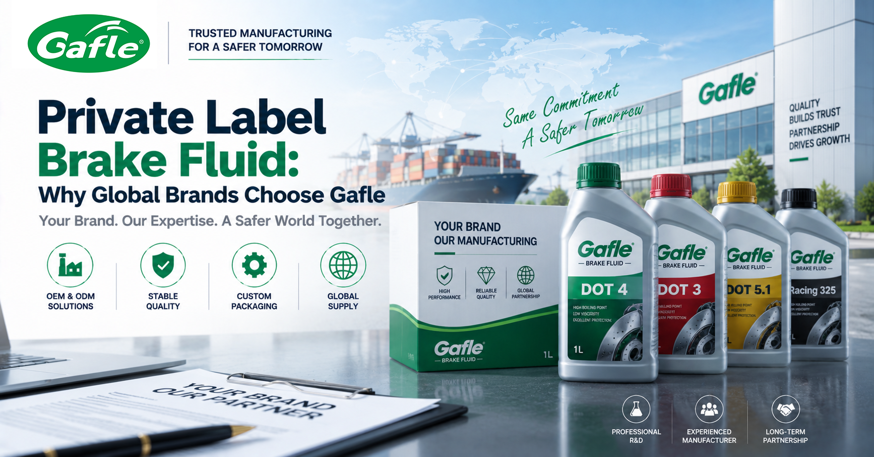 Private Label Brake Fluid: Why Global Brands Choose Gafle