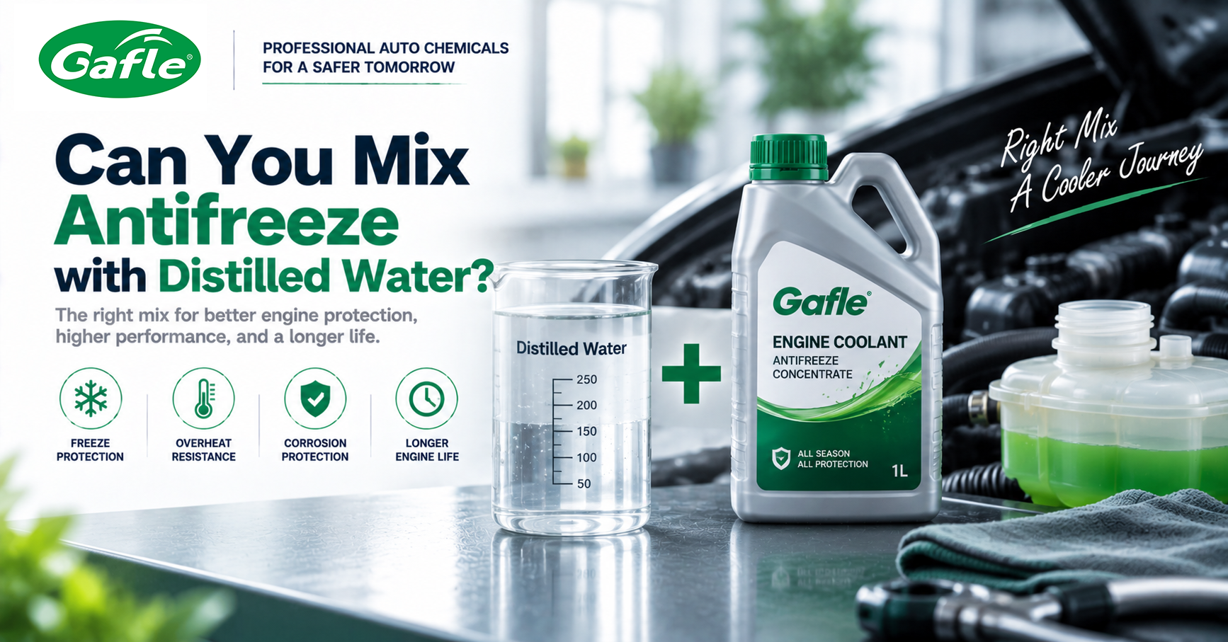Can You Mix Antifreeze with Distilled Water?
