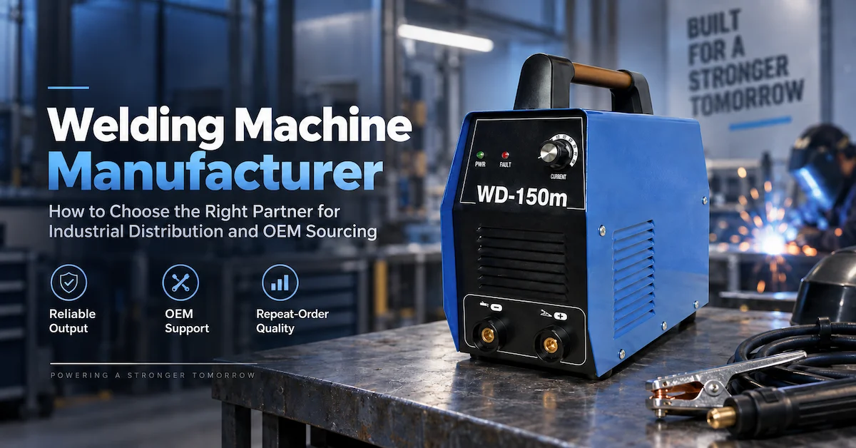 How to Choose a Welding Machine Manufacturer for Industrial Distribution and OEM Sourcing