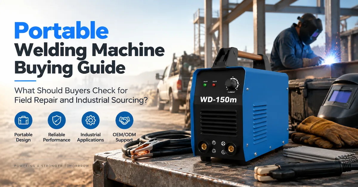 Portable Welding Machine Buying Guide: What Should Buyers Check for Field Repair and Industrial Sourcing?