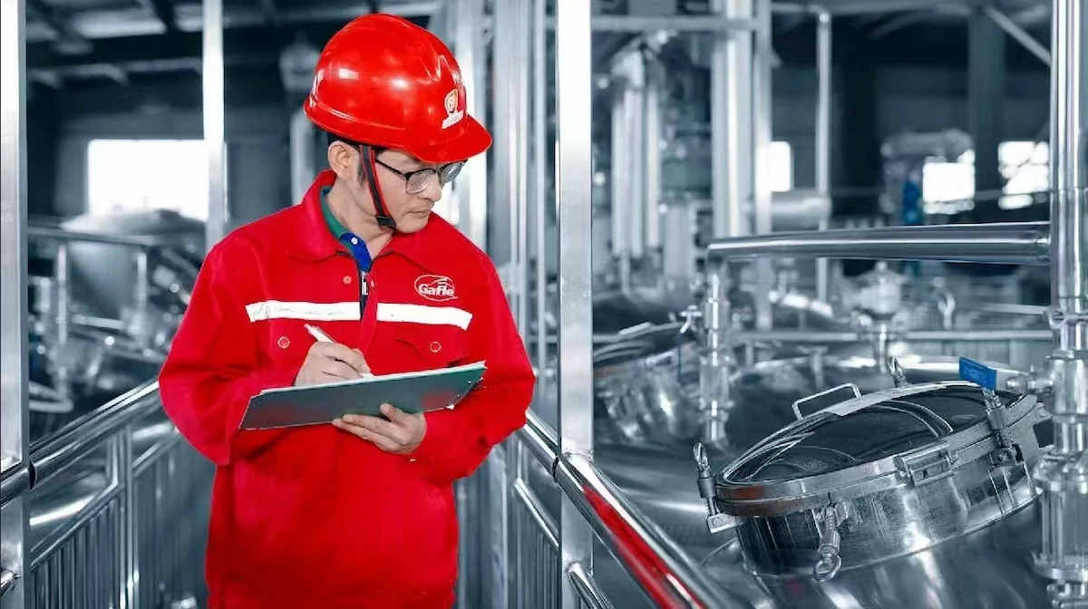 Brake fluid production quality inspection process