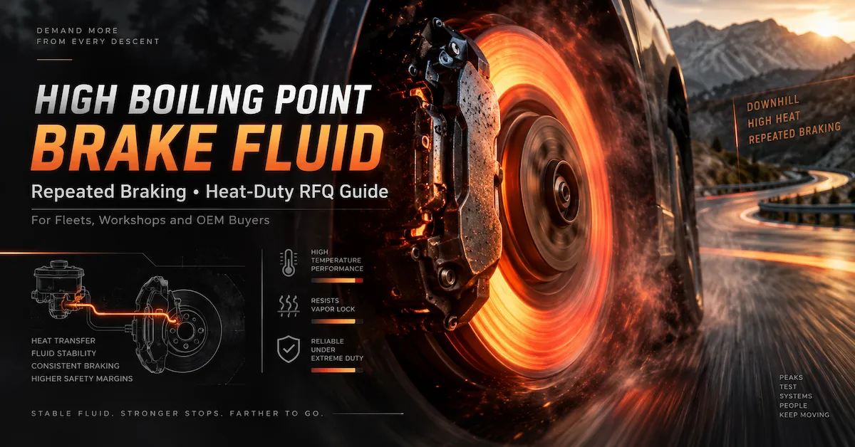 High Boiling Point Brake Fluid for Repeated Braking: A Heat-Duty RFQ Guide