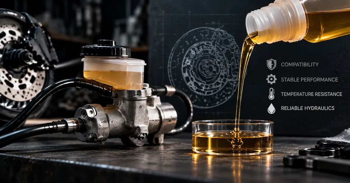 Mineral oil hydraulic brake system testing