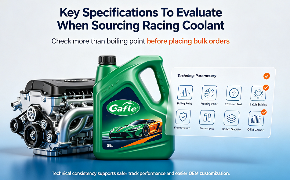 Key Specifications for Sourcing Racing Coolant: What Buyers Should Check Key Specifications for Sourcing Racing Coolant: What Buyers Should Check