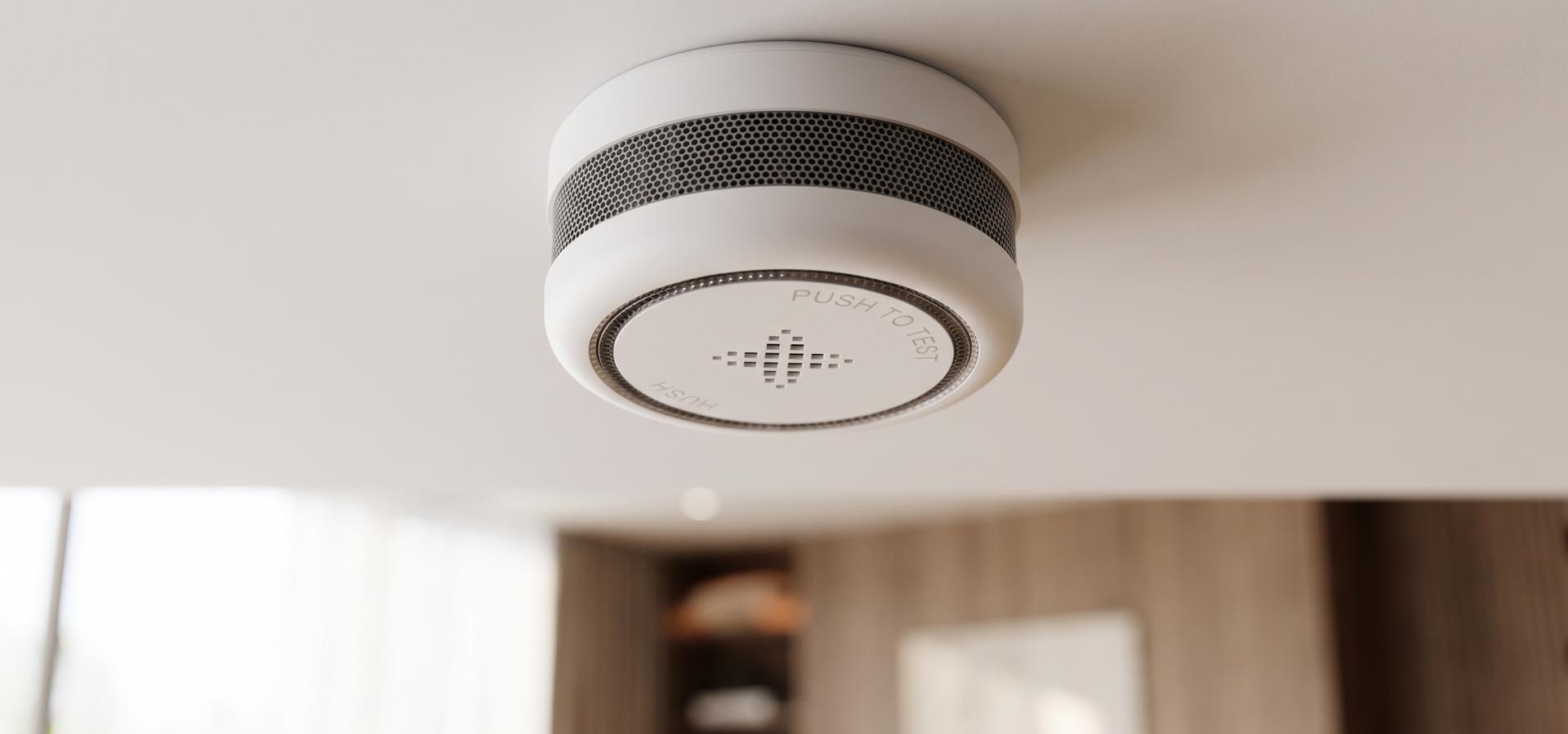 KEYPLUS TSS303A Mini Photoelectric Smoke Alarm Banner