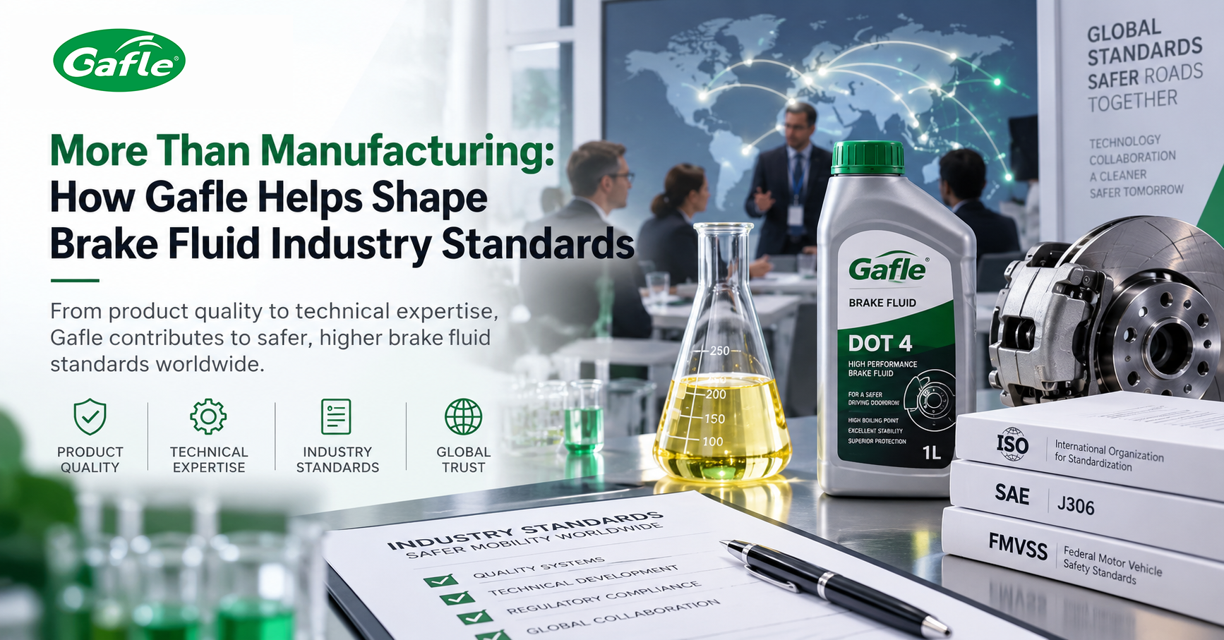 More Than Manufacturing: How Gafle Helps Shape Brake Fluid Industry Standards