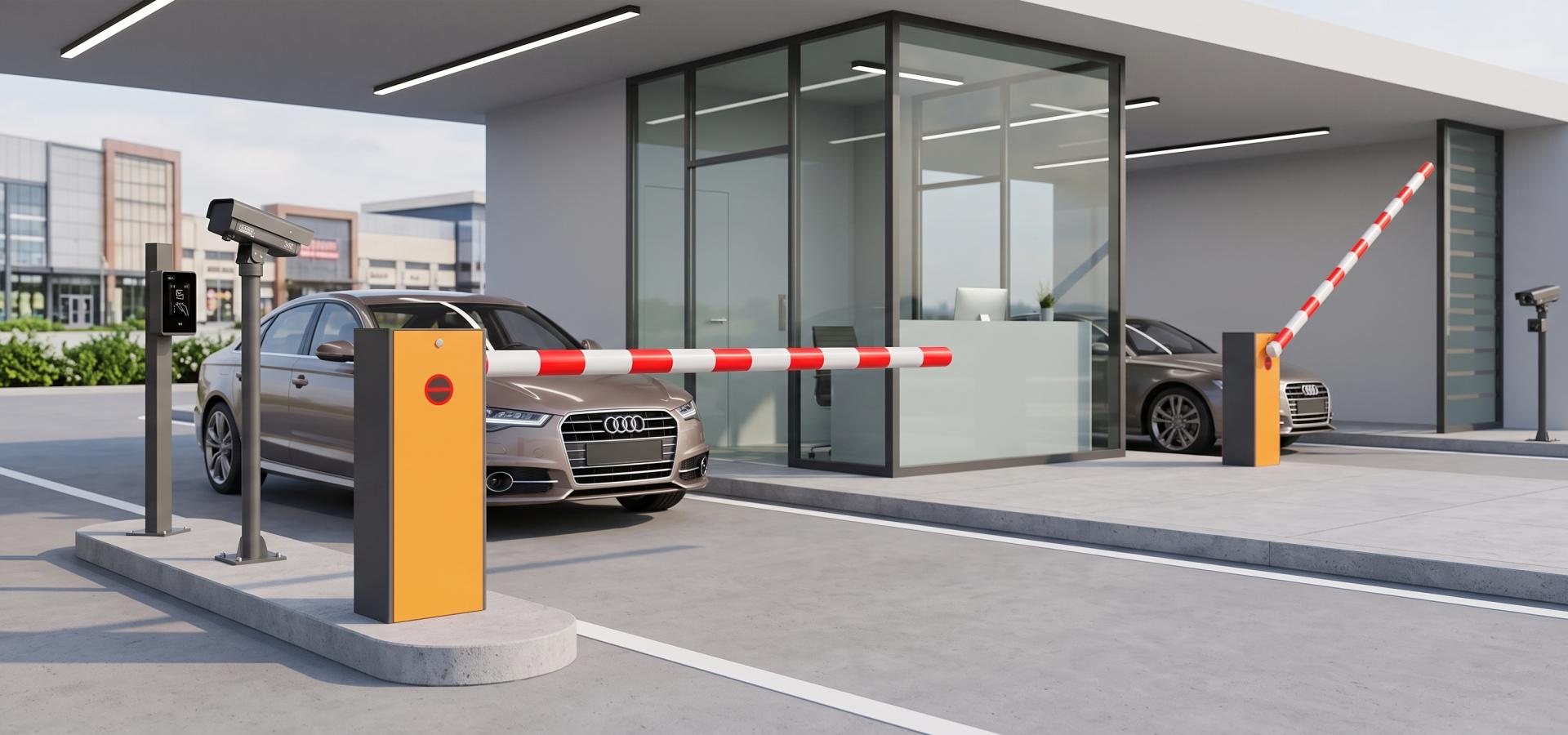KEYPLUS LD-P2120 Commercial Parking Barrier Gate Banner
