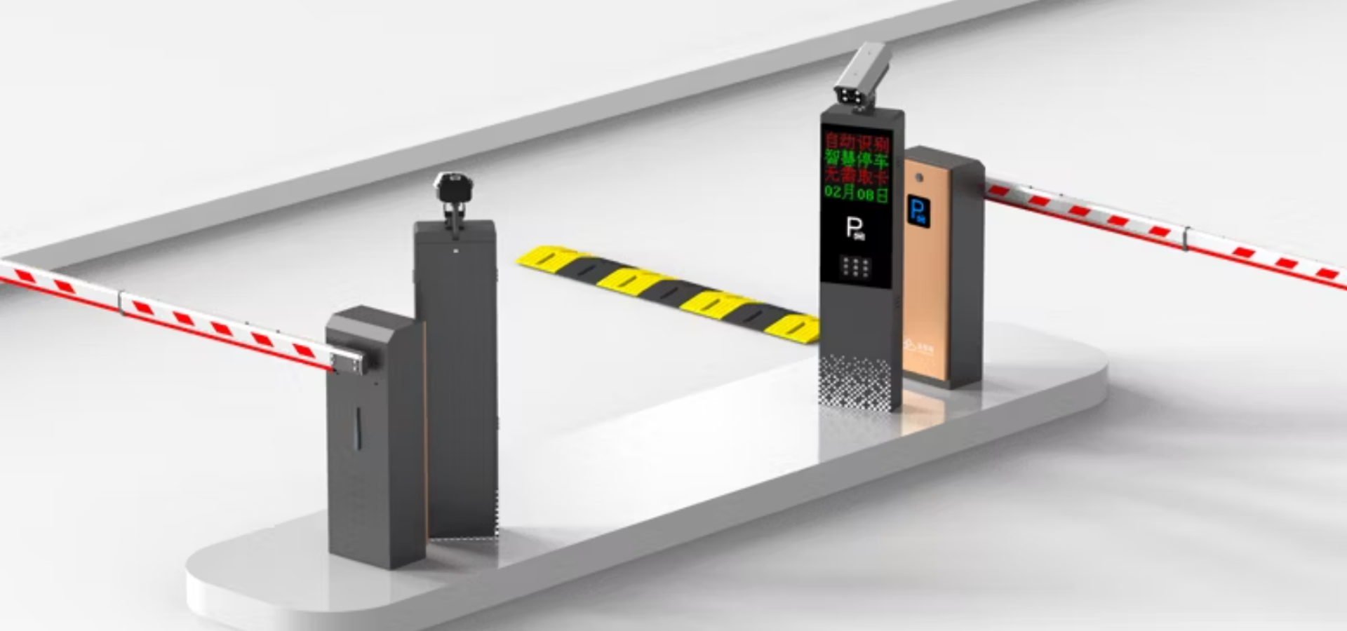 KEYPLUS NF-LPR-LED-Y2 All-in-One LPR Terminal Banner