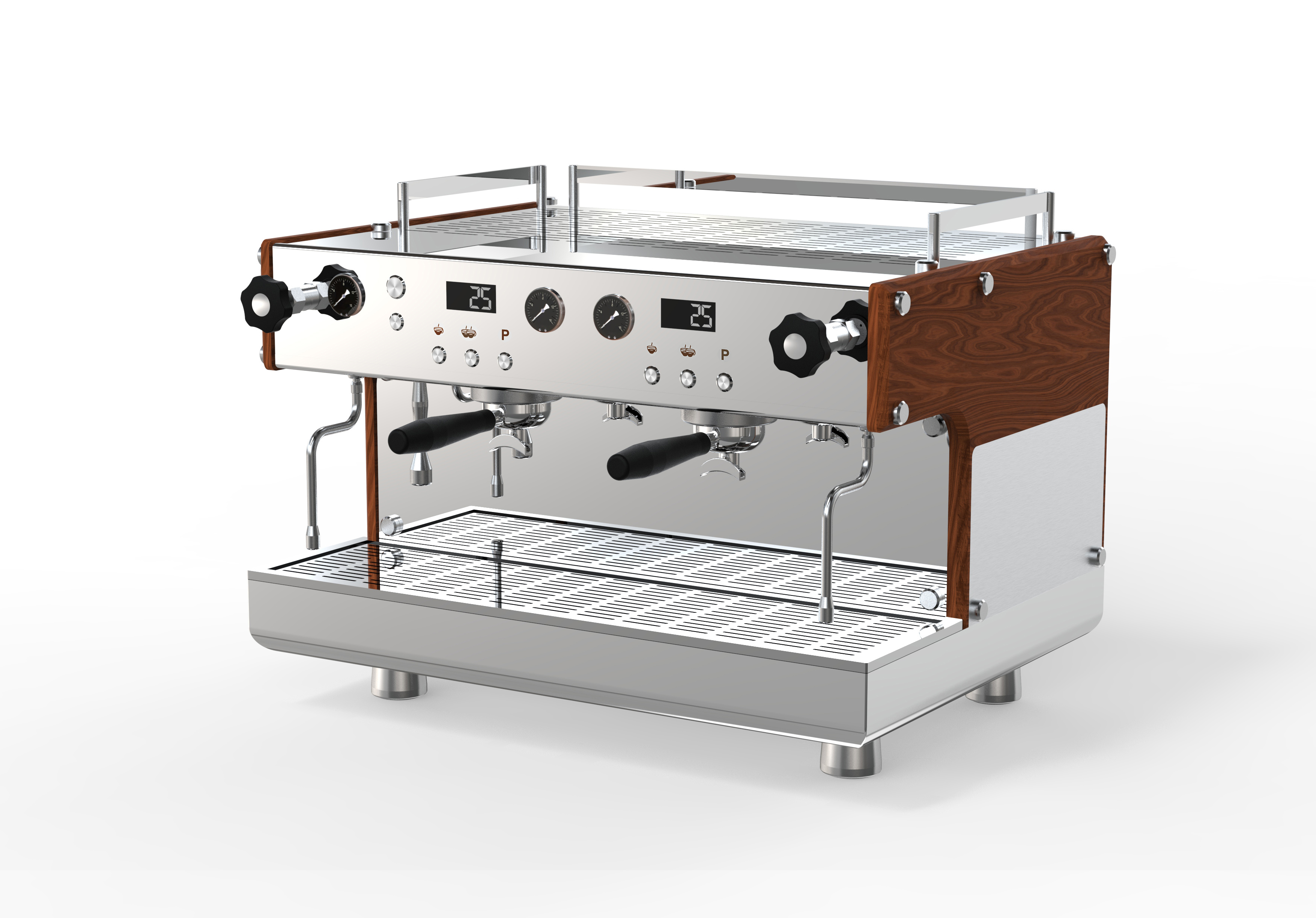 2 Group Triple Boiler Coffee Machine