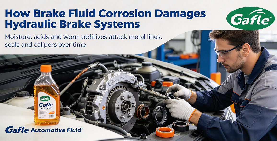 How Brake Fluid Corrosion Damages Your Vehicle’s Hydraulic Brake System