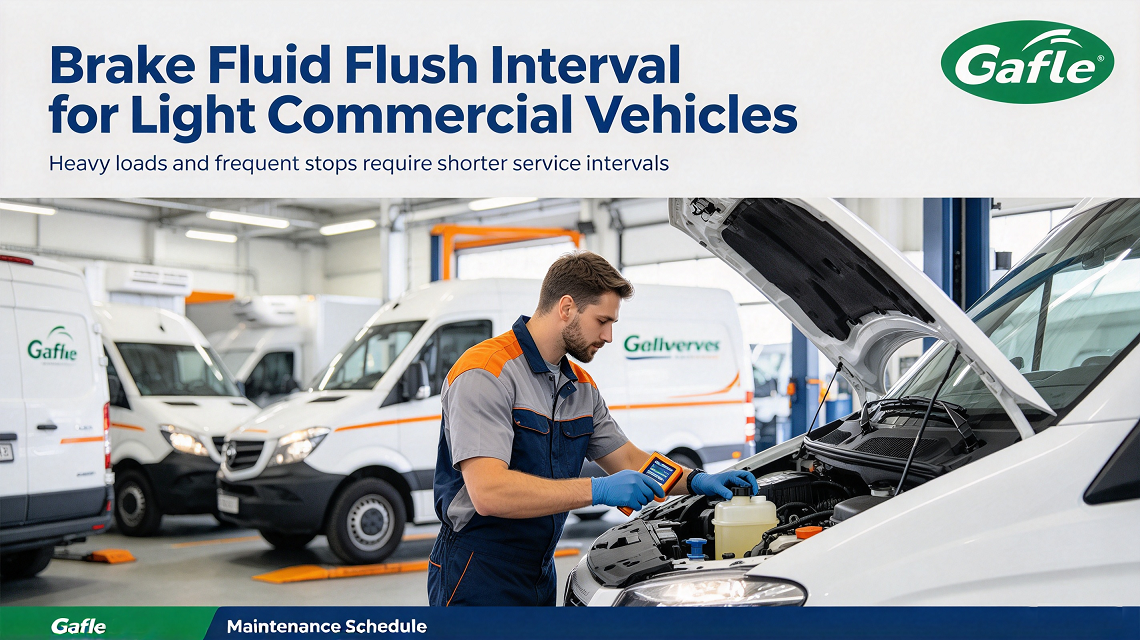 Brake Fluid Flush Interval for Light Commercial Vehicles Brake Fluid Flush Interval for Light Commercial Vehicles