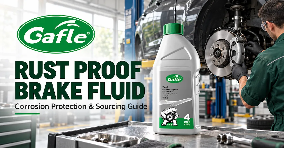 Rust Proof Brake Fluid: How Buyers Verify Corrosion Protection Before Ordering