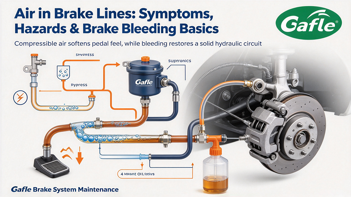 How Air Enters Brake System Circuits: Causes, Symptoms, and Solutions