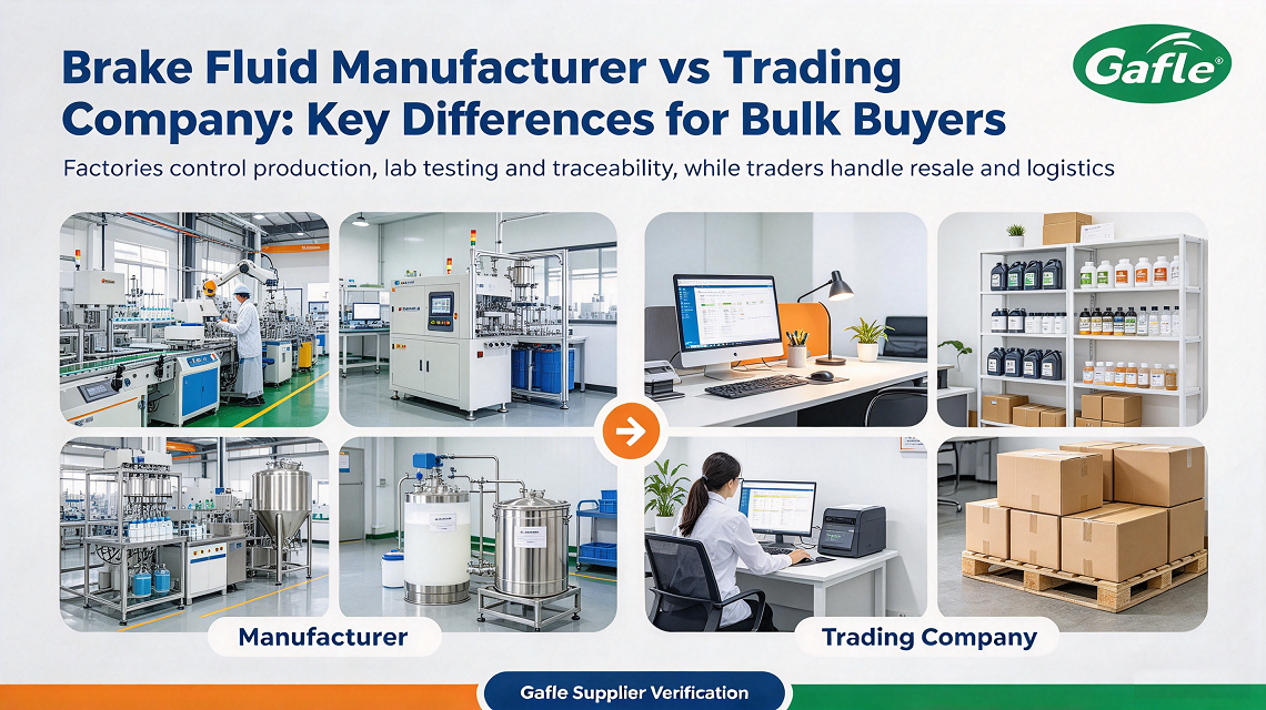Are you a brake fluid manufacturer or trading company? Are you a brake fluid manufacturer or trading company?