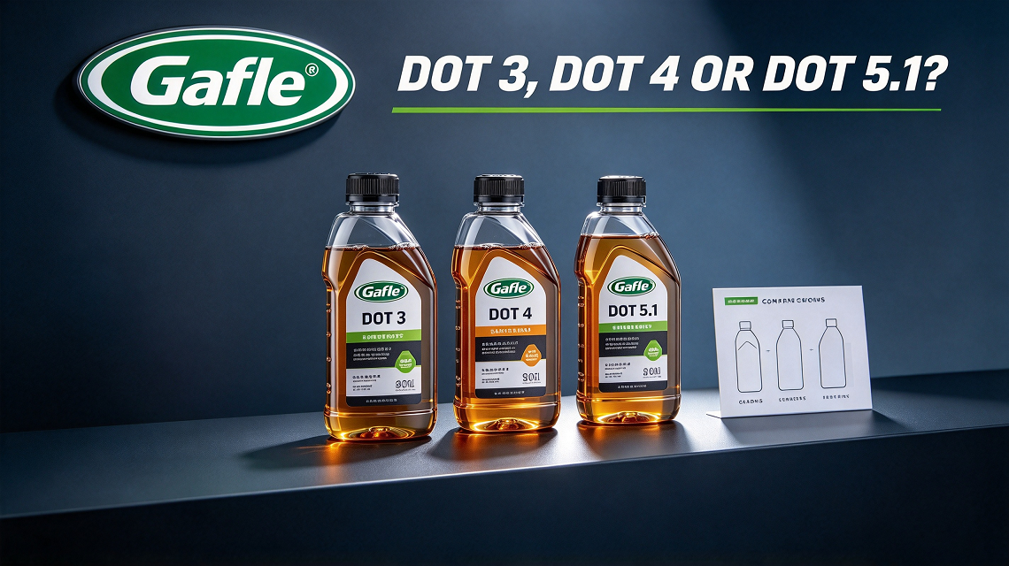 How do I choose DOT 3, DOT 4 or DOT 5.1 brake fluid?