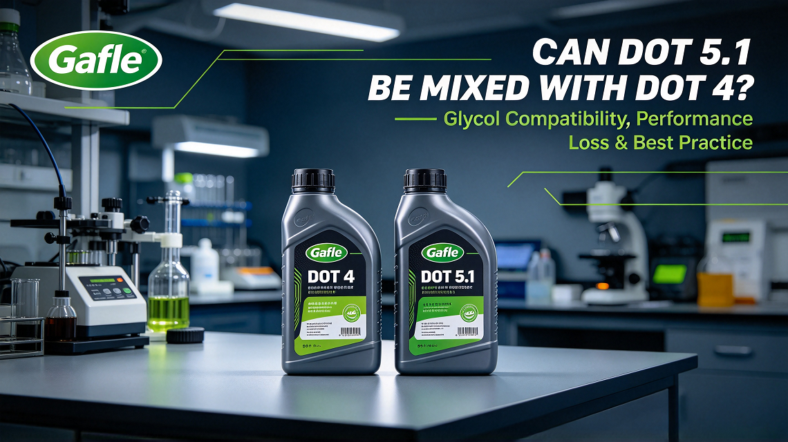 Can DOT 5.1 be mixed with DOT 4?