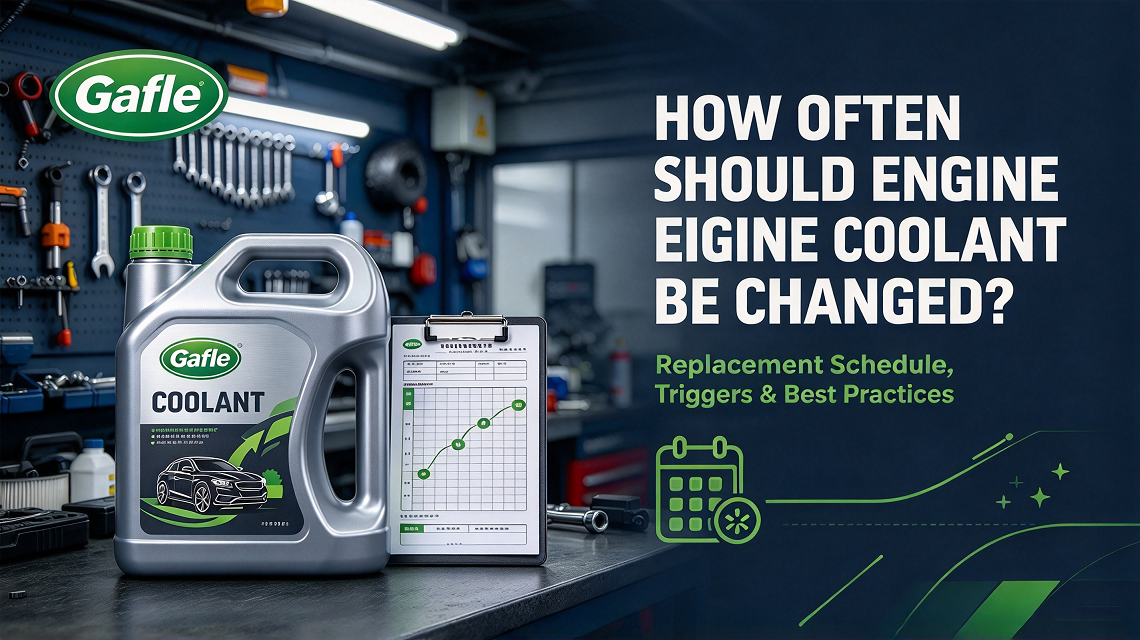 How often should coolant be changed?
