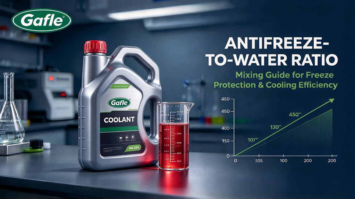 What is the correct antifreeze-to-water ratio?
